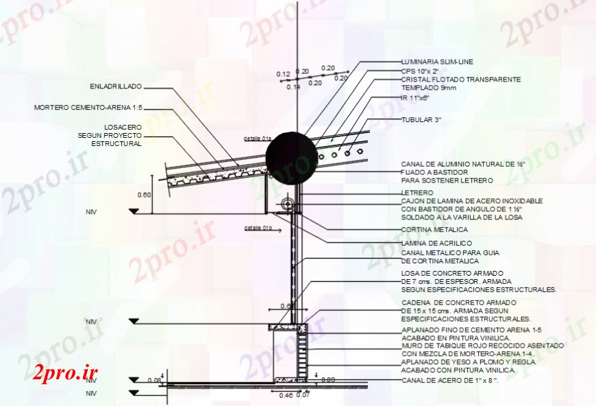 دانلود نقشه طراحی جزئیات ساختار برش بخش ساخت و ساز و طراحی سازنده جزئیات نوار  (کد91469)