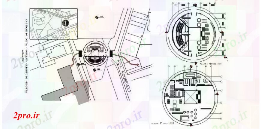 دانلود نقشه بیمارستان -  درمانگاه -  کلینیک کلینیک  پزشکی طبقه توزیع طراحی جزئیات (کد91653)