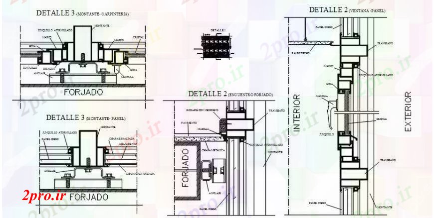 دانلود نقشه قالب اسکلت فلزی  فولاد فریم درب، نصب و راه اندازی و ساختار طراحی جزئیات  (کد91756)