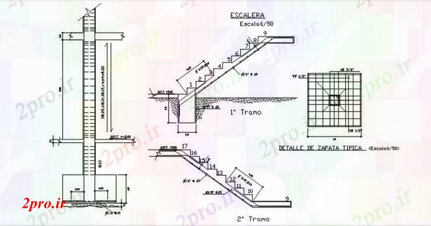 دانلود نقشه جزئیات ساخت و ساز طراحی  دو بعدی  از جزئیات  Algierdo خودکار  (کد91811)