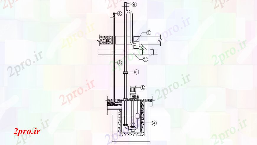 دانلود نقشه جزئیات ساخت و ساز طراحی  دو بعدی  از فراژ گنجاندن   خودرو (کد91871)