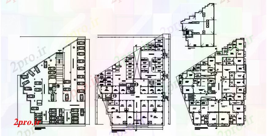 دانلود نقشه مسکونی  ، ویلایی ، آپارتمان  تقدیر آپارتمان   تجاری طبقه ساختمان توزیع طراحی های (کد91944)