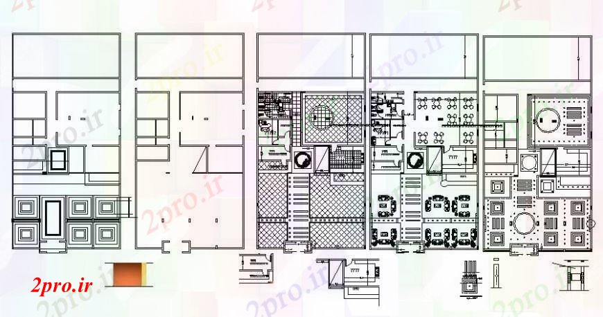 دانلود نقشه طراحی مبلمان آشپزخانه طراحی  دو بعدی  از ناهار خوری  اتوکد منطقه (کد91970)