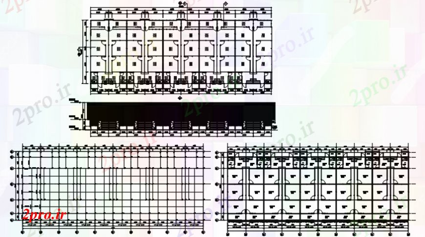 دانلود نقشه مسکونی  ، ویلایی ، آپارتمان  مسکن بلند ساخت طرحی توزیع و ساختار جزئیات (کد92083)