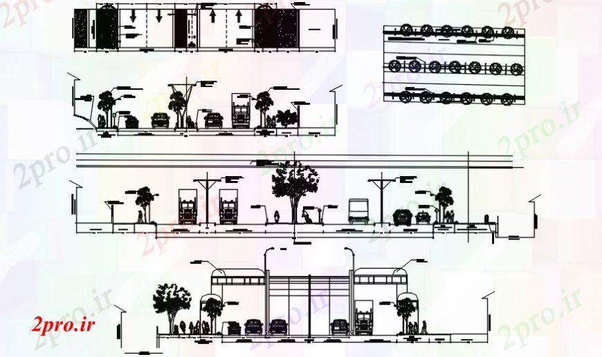 دانلود نقشه جزئیات ساخت پل پل فضایی متصل به بخش فرودگاه و ساخت و ساز جزئیات (کد92133)