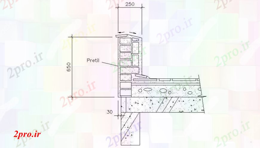 دانلود نقشه جزئیات ساخت و ساز طراحی  دو بعدی  از ساخت و ساز قبل از محاکمه  اتوکد (کد92295)