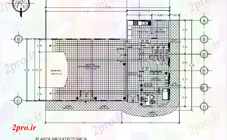 دانلود نقشه حمام مستر طرحی عمومی خدمات بهداشتی و نصب و راه اندازی طراحی جزئیات بهداشتی 28 در 41 متر (کد92362)