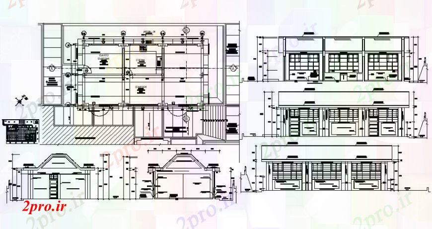 دانلود نقشه مسکونی  ، ویلایی ، آپارتمان  طراحی  دو بعدی  از هتل نما طرحی طبقه   خودرو (کد92410)