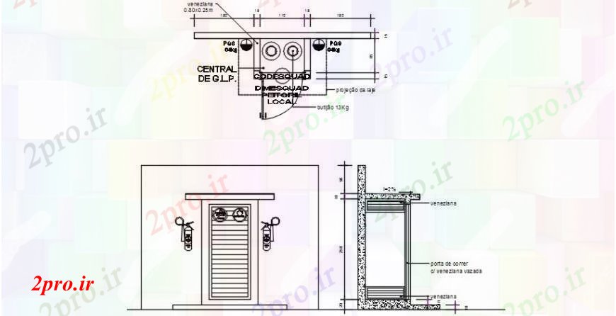 دانلود نقشه جزئیات طراحی در و پنجره  طرحی درب و طراحی نما جزئیات دو بعدی   (کد92555)