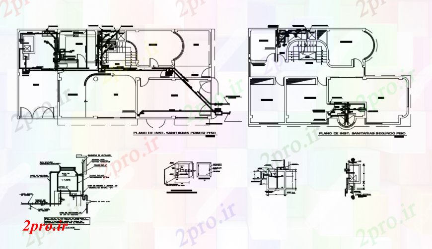 دانلود نقشه جزئیات پله و راه پله طراحی دو بعدی معماری راه پله خودرو 8 در 18 متر (کد92561)