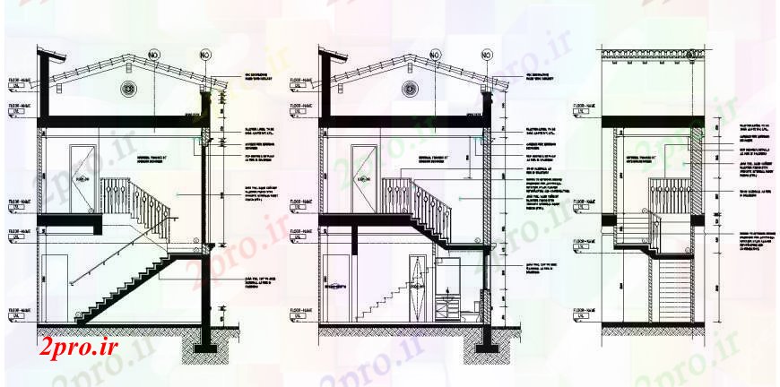 دانلود نقشه مسکونی  ، ویلایی ، آپارتمان  هر سه بخش جزئیات طراحی طرفه از تجملات ویلا  (کد92927)