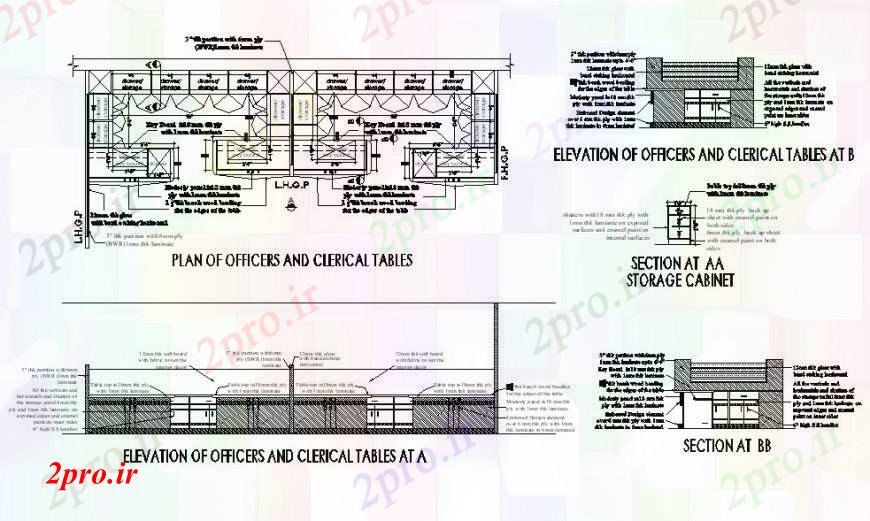 دانلود نقشه طراحی مبلمان بانکمیز اداری بانک و مبلمان نما و نجاری طراحی جزئیات  (کد92950)