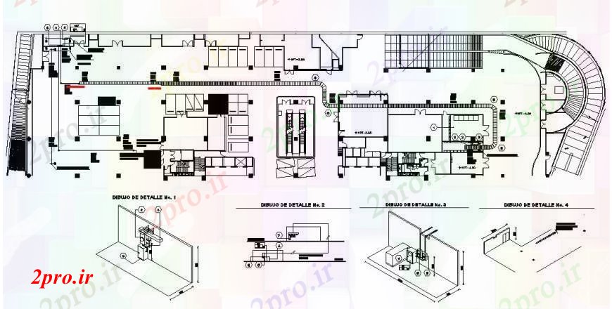 دانلود نقشه ساختمان اداری - تجاری - صنعتی بانک طرحی توزیع دفتر و تامین برق 13 در 24 متر (کد92997)