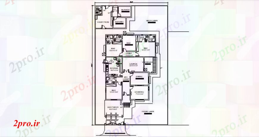 دانلود نقشه مسکونی  ، ویلایی ، آپارتمان  جزئیات خانه طراحی   (کد93128)