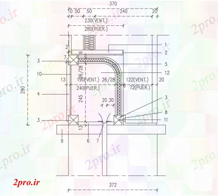 دانلود نقشه جزئیات لوله کشی طراحی  دو بعدی  از سطح مخزن  اتوکد خط لوله (کد93159)