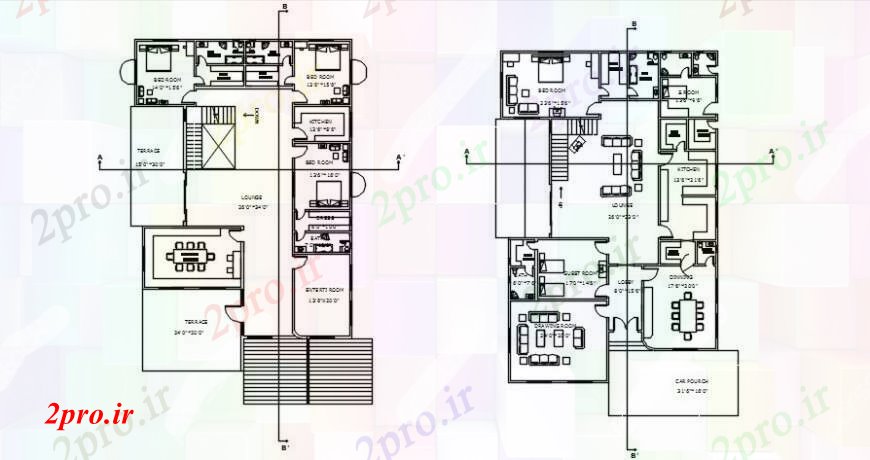 دانلود نقشه مسکونی  ، ویلایی ، آپارتمان   طراحی جزئیات مسکن ویلا طرحی به   (کد93165)