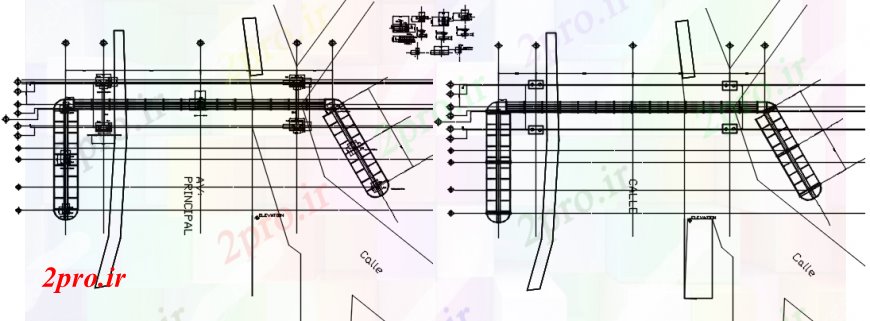 دانلود نقشه جزئیات ساخت پل پل پا بخش سازنده و ساختار جزئیات (کد93314)