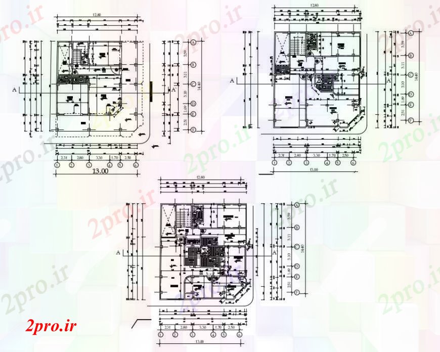 دانلود نقشه مسکونی  ، ویلایی ، آپارتمان  طراحی  دو بعدی  از  اتوکد خانه رعیتی (کد93349)