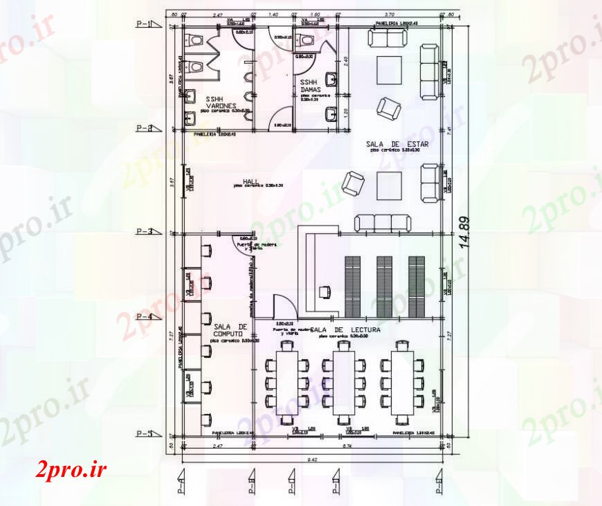 دانلود نقشه جزئیات ساخت و ساز طراحی  دو بعدی  نما کانال طرحی طبقه خودکار   بالادست (کد93356)