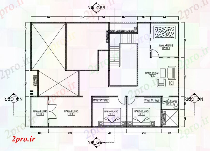 دانلود نقشه مسکونی  ، ویلایی ، آپارتمان  طراحی  دو بعدی   خانه PHDM بالای نما اتوکد (کد93403)