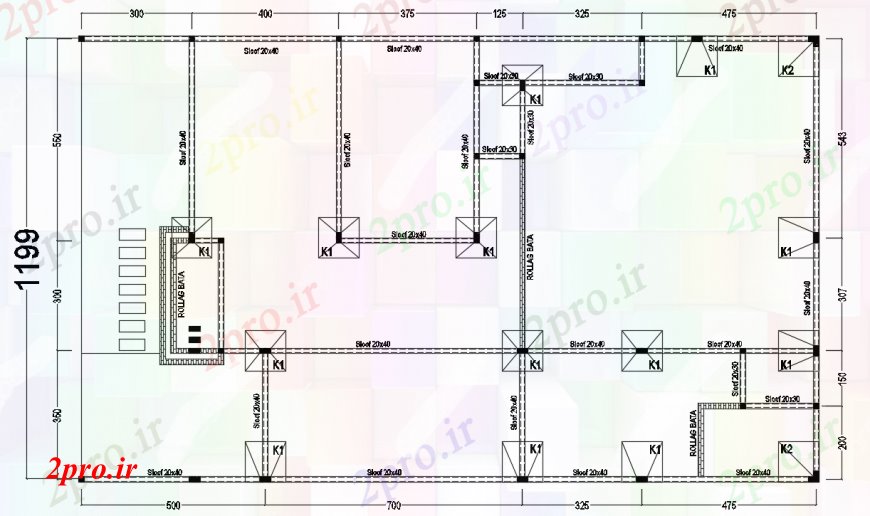 دانلود نقشه مسکونی  ، ویلایی ، آپارتمان  طراحی  دو بعدی  خانه PHDM ستون  اتوکد جزئیات (کد93408)