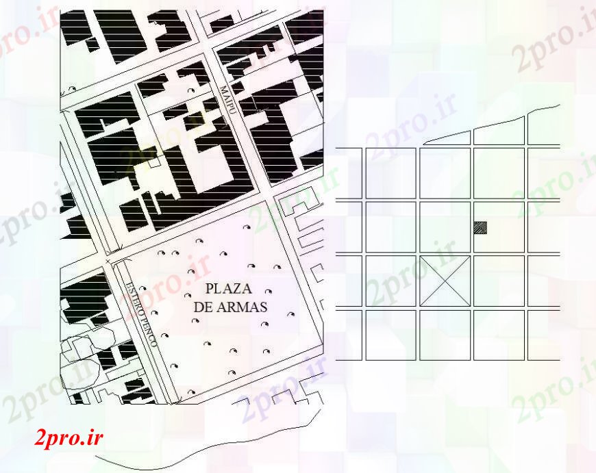 دانلود نقشه جزئیات پروژه های معماری عمومی رژه زمین   طراحی (کد93790)