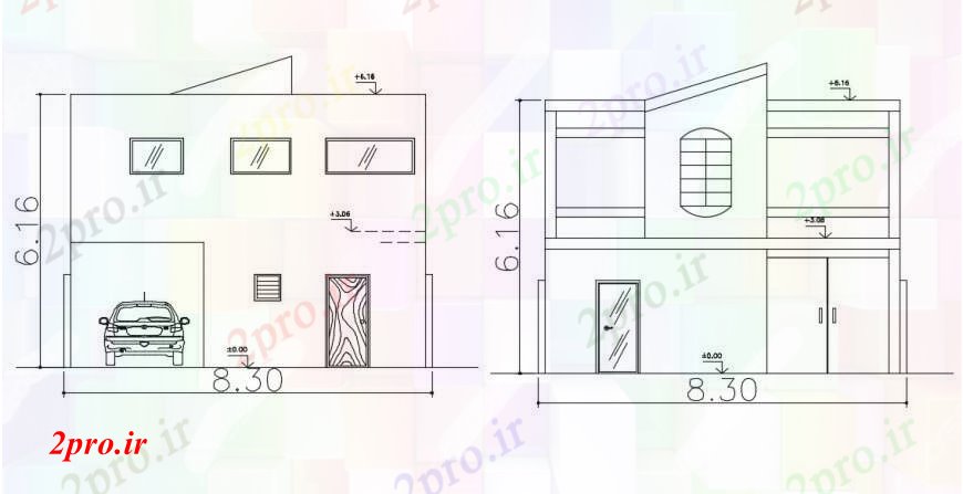 دانلود نقشه مسکونی  ، ویلایی ، آپارتمان  طراحی  دو بعدی  از  اتوکد خانه تجاری محلی (کد94057)