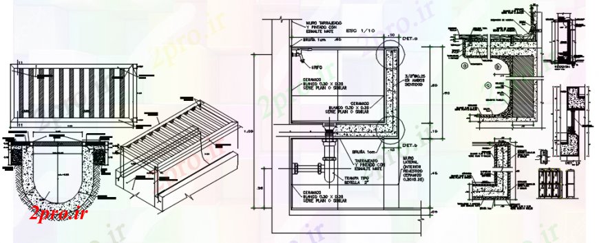دانلود نقشه جزئیات طراحی ساخت آشپزخانه آشپزخانه ساخت و ساز و لوله کشی ساختار طراحی جزئیات  (کد94099)