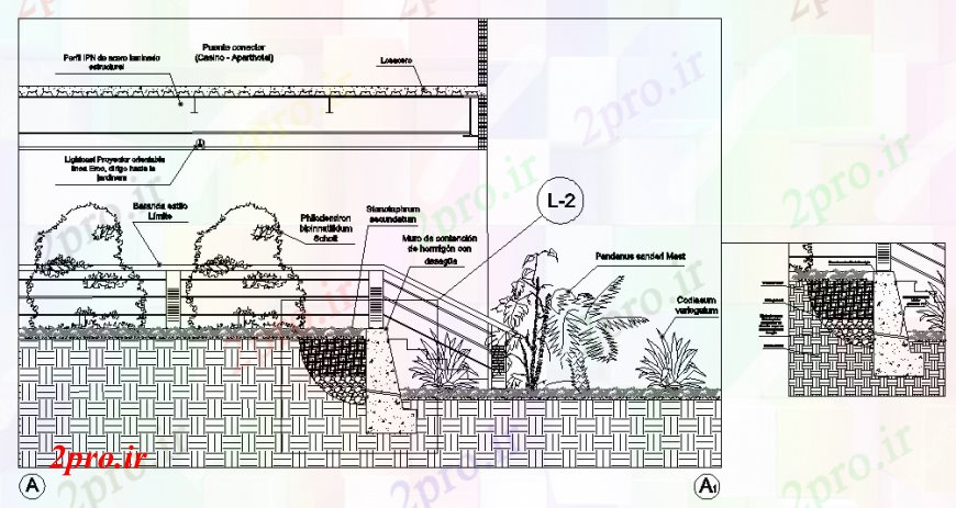 دانلود نقشه اتوماسیون باغ  باغ  پیاده روی پیاده، سنگ فرش و محوطه سازی اتوماسیون طراحی جزئیات  (کد94281)