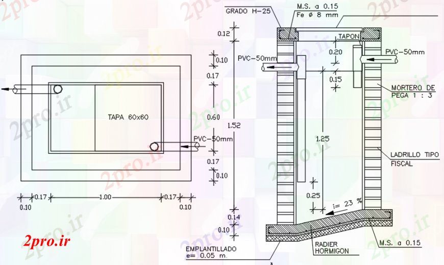 دانلود نقشه جزئیات ساخت و ساز دیوار Homirgon، بخش ستون و ساخت و ساز طراحی جزئیات  (کد94292)