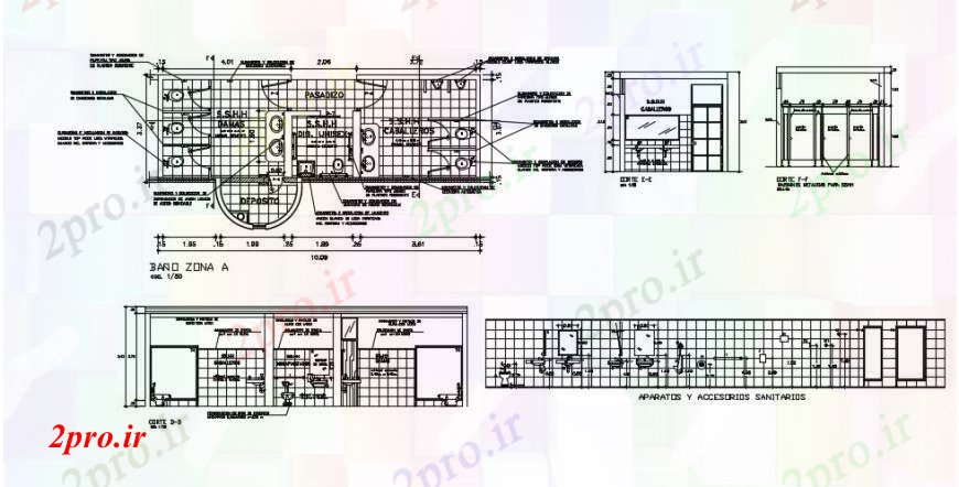 دانلود نقشه حمام مستر سرویسهای بهداشتی برای بخش ساختمان فرودگاه، برنامه ریزی و نصب و راه اندازی لوله کشی طراحی جزئیات  (کد94359)