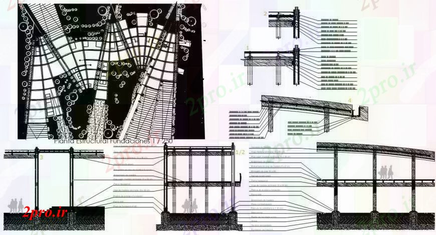 دانلود نقشه طراحی جزئیات ساختار چوب ساختار سقف و خانه بخش ها و ساختار طراحی جزئیات  (کد94368)