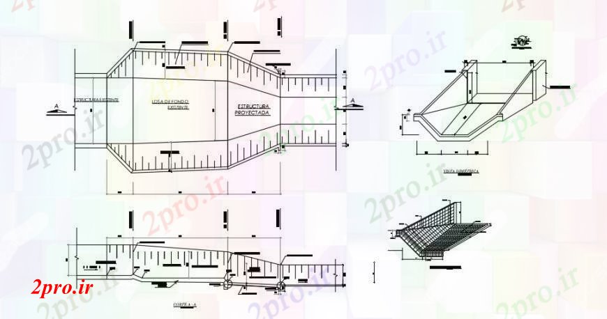 دانلود نقشه طراحی جزئیات ساختار بخش سقف و ساخت و ساز بخش سازنده طراحی جزئیات  (کد94395)