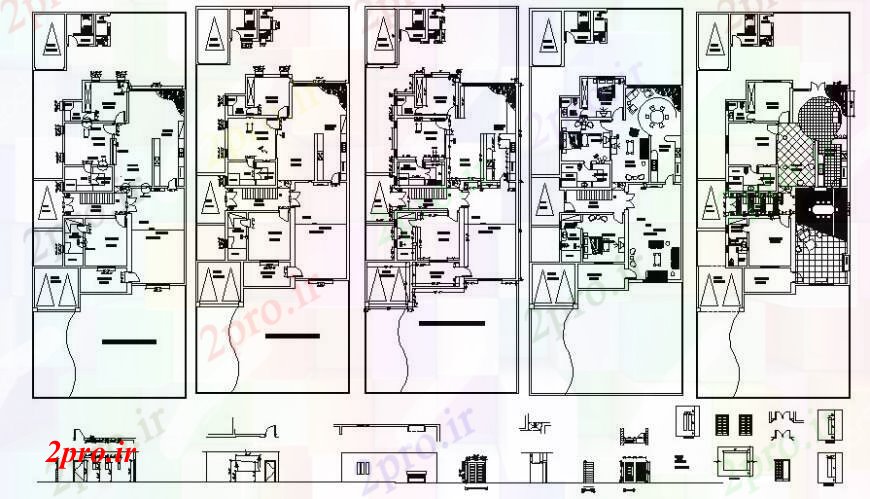 دانلود نقشه مسکونی  ، ویلایی ، آپارتمان  مسکونی کف خانه طرح، ساختار و خودکار  (کد94546)