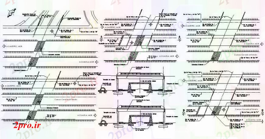 دانلود نقشه جزئیات ساخت پل روش پل سازنده و بخش طراحی جزئیات  (کد94619)