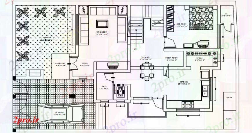 دانلود نقشه مسکونی  ، ویلایی ، آپارتمان  پروژه داخلی  مدل (کد94776)