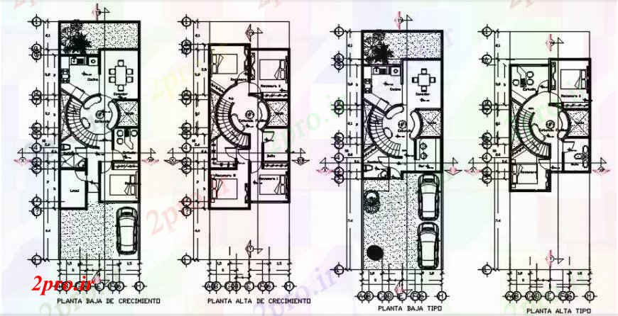 دانلود نقشه هتل - رستوران - اقامتگاه طرحی معماری هتل جزئیات 6 در 10 متر (کد94803)