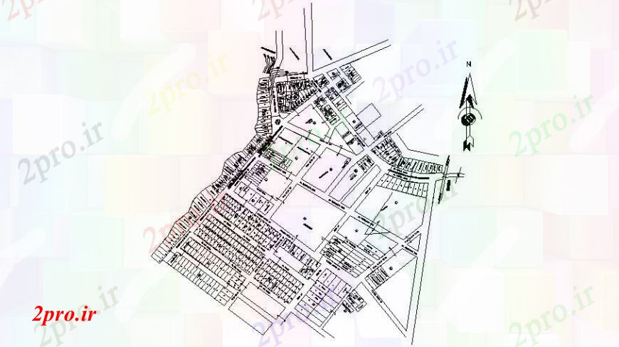 دانلود نقشه جزئیات پروژه های معماری عمومی خانه های متعدد توطئه، طرحی سایت و محوطه سازی جزئیات  (کد94983)