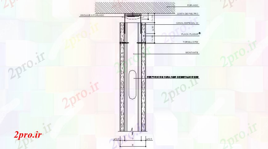 دانلود نقشه جزئیات طراحی در و پنجره  درب چوب بخش قاب طراحی جزئیات (کد95140)