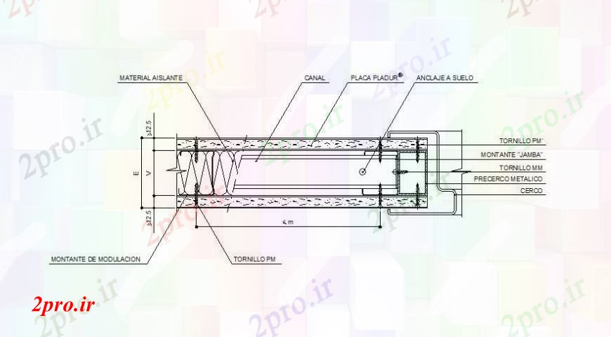 دانلود نقشه طراحی جزئیات ساختار قاب چوب سقف و ساختار طراحی جزئیات  (کد95150)