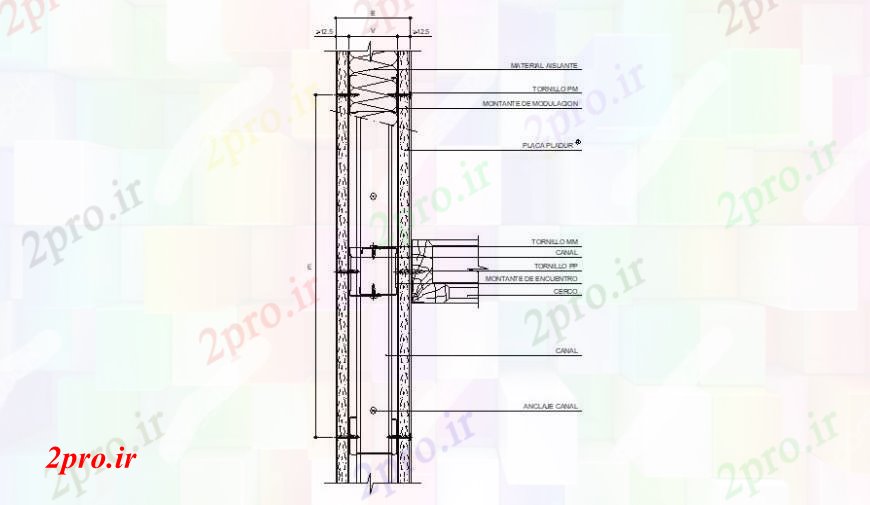 دانلود نقشه طراحی جزئیات ساختار قاب چوب با اقتران ساختار جزئیات طراحی  (کد95153)