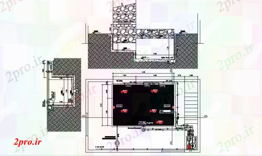 دانلود نقشه طراحی جزئیات ساختار بخش دیوار Homirgon، برنامه ریزی و طراحی ساخت و ساز جزئیات  (کد95210)