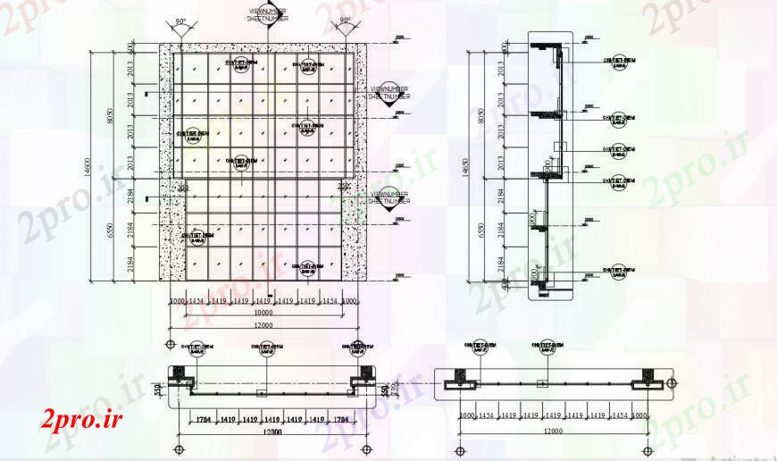 دانلود نقشه مسکونی  ، ویلایی ، آپارتمان  طراحی  دو بعدی  کف  در سطح اتوکد (کد95471)