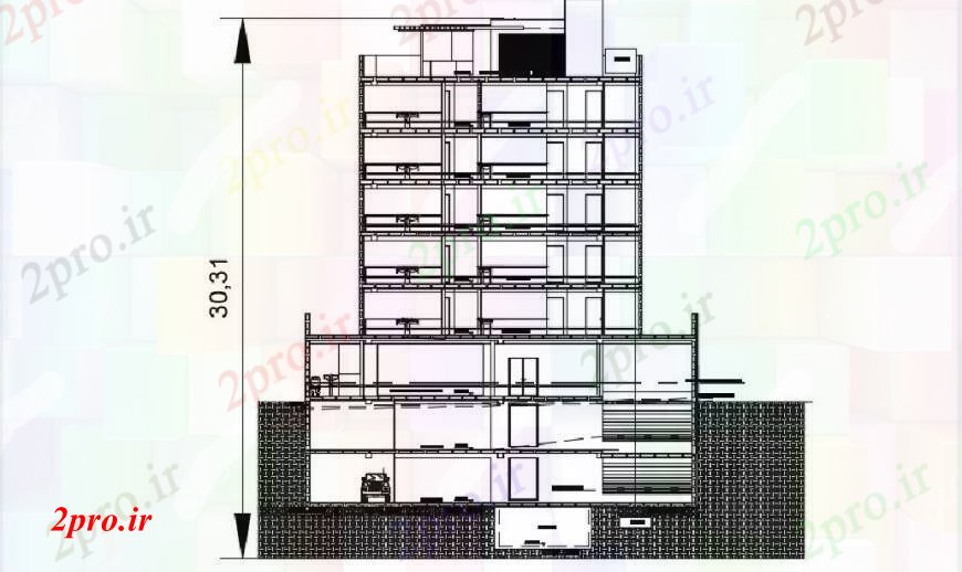 دانلود نقشه مسکونی  ، ویلایی ، آپارتمان  چند سطح آپارتمان   ساخت و ساز بخش  اصلی طراحی جزئیات  (کد95507)