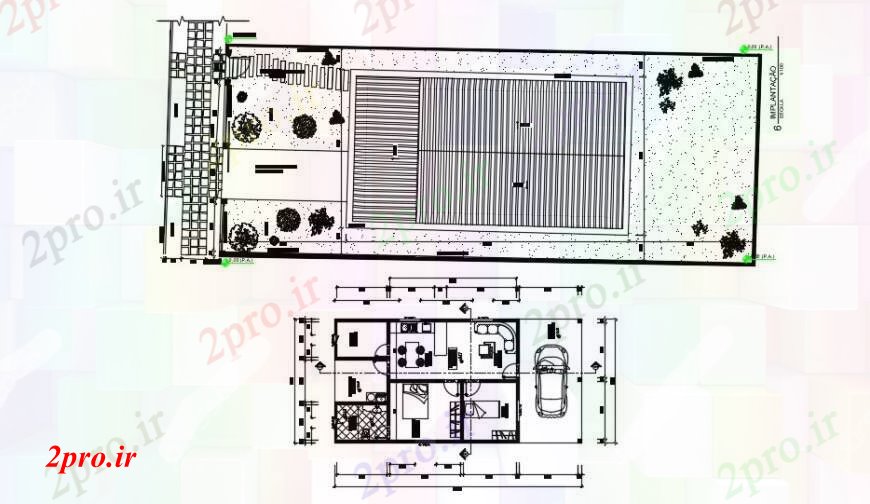 دانلود نقشه مسکونی  ، ویلایی ، آپارتمان  طراحی توزیع خانه یک سطح با مبلمان جزئیات (کد95528)