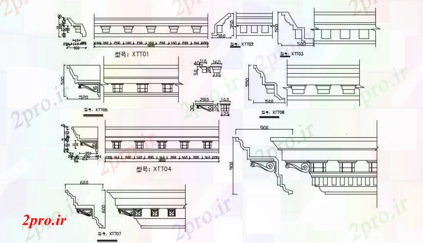 دانلود نقشه بلوک ، آرام ، نماد ستون و میل پرده های بلوک های متعدد طراحی جزئیات  (کد95570)