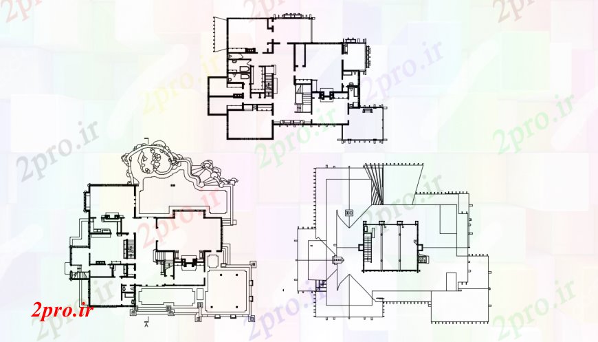 دانلود نقشه مسکونی  ، ویلایی ، آپارتمان  گمبل خانه طبقه فریم ساختار طراحی جزئیات  (کد95772)