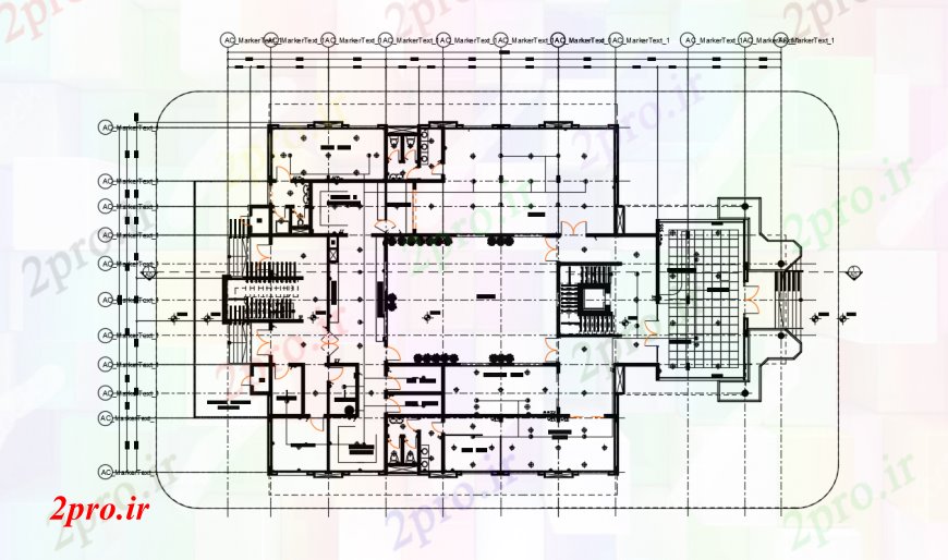 دانلود نقشه مسکونی  ، ویلایی ، آپارتمان  هیل ایستگاه توزیع خانه طرح (کد95775)