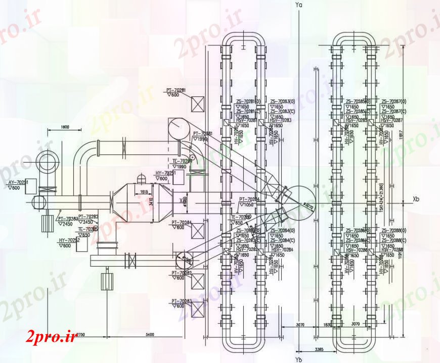 دانلود نقشه برنامه ریزی شهری طراحی  دو بعدی  از طرحی سایت  توضیحات اتوکد (کد96106)