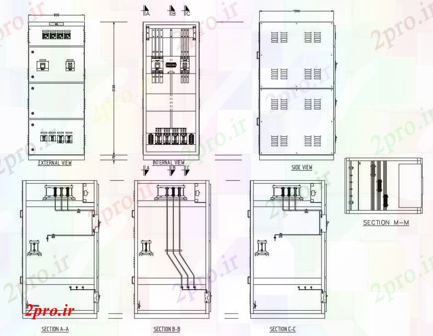 دانلود نقشه جزئیات لوله کشی طراحی  دو بعدی  از کنترل  لوله نما اتوکد (کد96128)